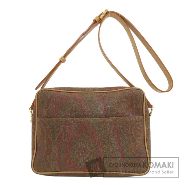 ETRO エトロ ペイズリー柄 ショルダーバッグ PVC レディース [中古