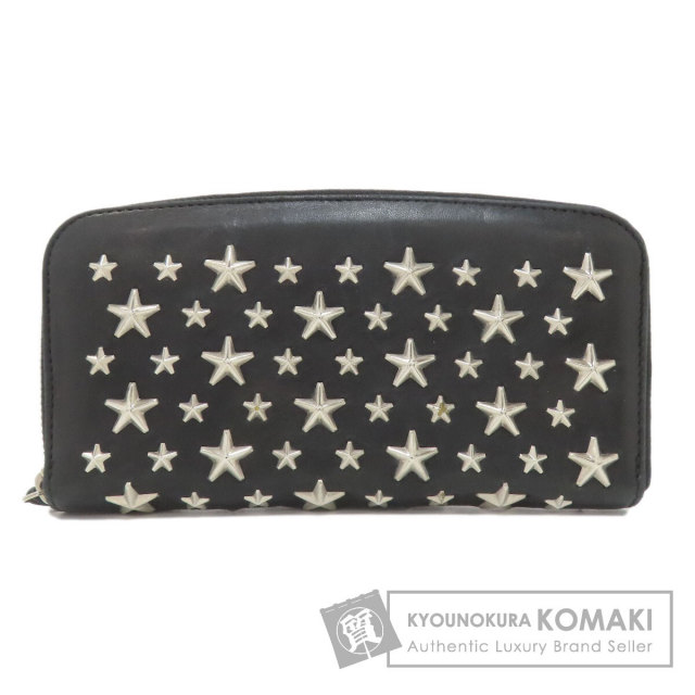 ジミーチュウ 長財布（小銭入れあり） スターモチーフ ラウンドファスナー