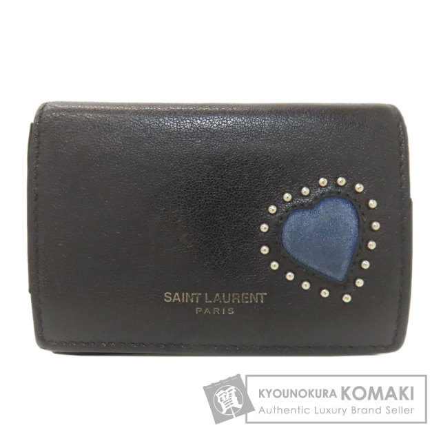 イヴ・サンローラン 二つ折り財布（小銭入れあり） ハート