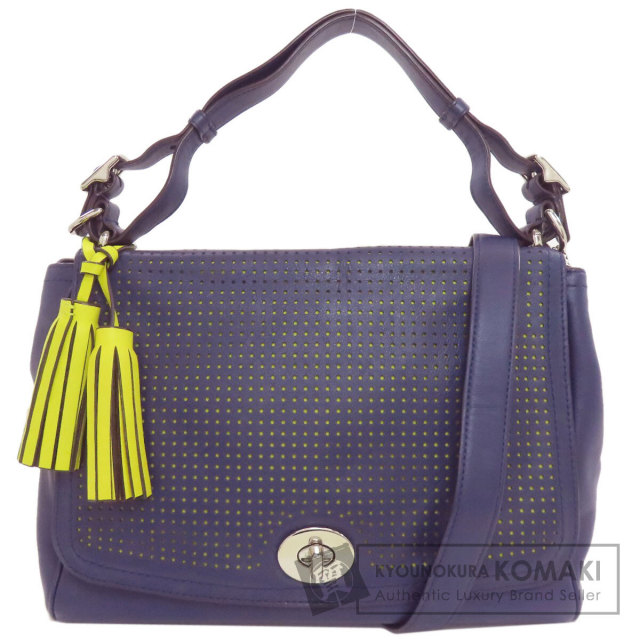 コーチ ハンドバッグ パンチング 2WAY