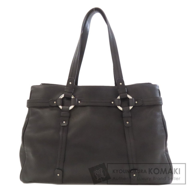 BALLY バリー ロゴ トートバッグ レザー レディース [中古] ブランド京
