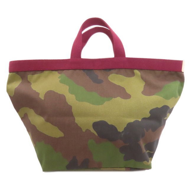 Herve Chapelier エルベ・シャプリエ 舟形トート カモフラージュ柄