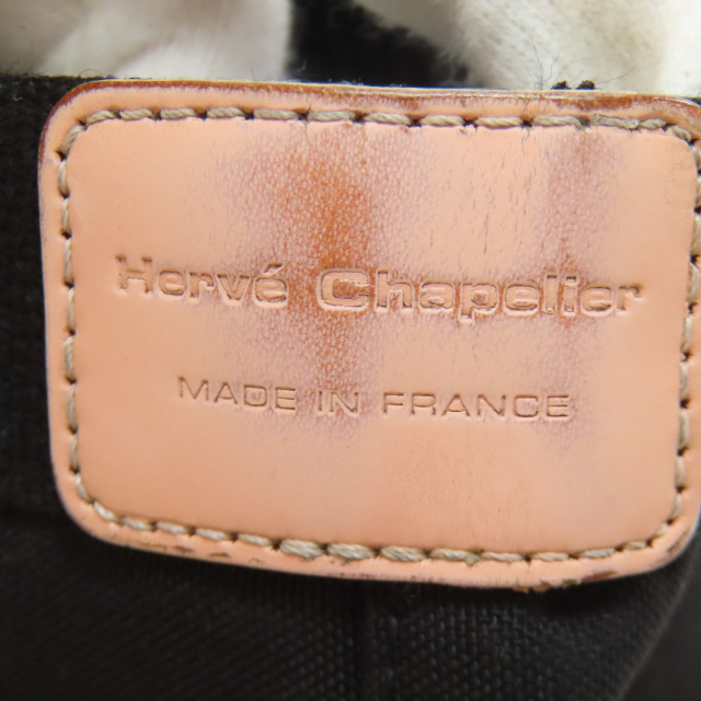 Herve Chapelier エルベ・シャプリエ 舟形トート ハンドバッグ