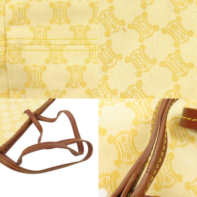 CELINE セリーヌ マカダム柄 トートバッグ キャンバス レディース