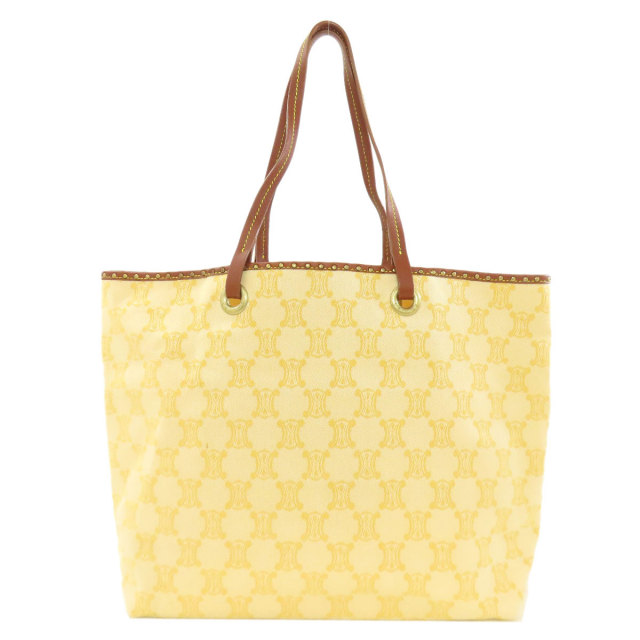 CELINE セリーヌ マカダム柄 トートバッグ キャンバス レディース