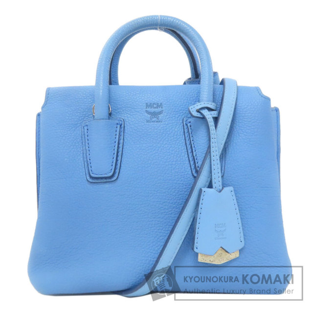 MCM エムシーエム 2WAY ハンドバッグ レザー レディース [中古