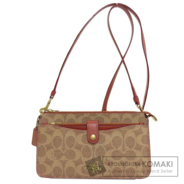 コーチ 長財布（小銭入れあり） ショルダーウォレット シグネチャー