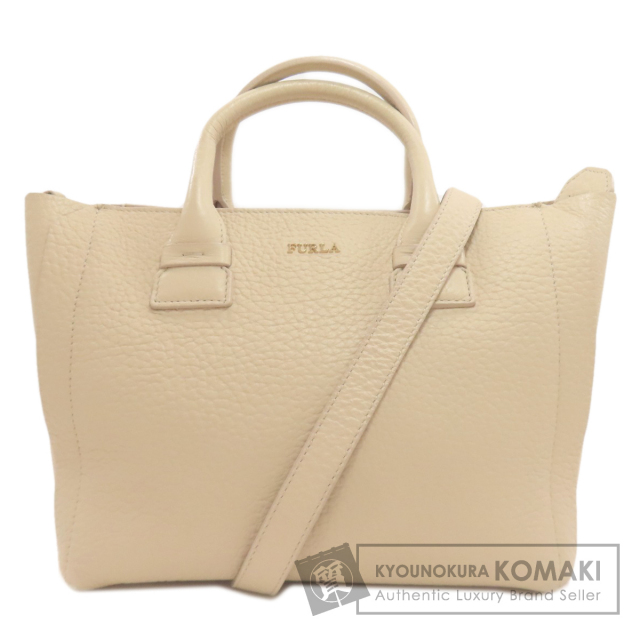 フルラ Furla  2WAY  ハンドバッグ レザー レディース  中古 Furla フルラ 2WAY ハンドバッグ レザー レディース [中古] ブランド京