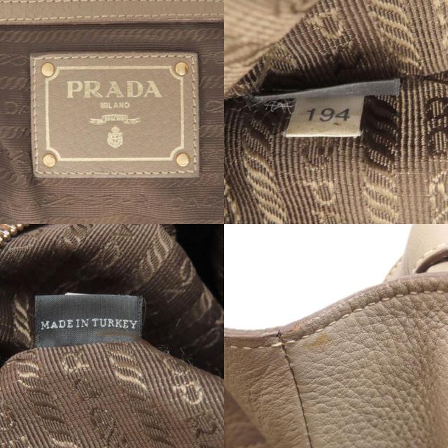 PRADA プラダ ワンショルダー トートバッグ カーフ レディース [中古