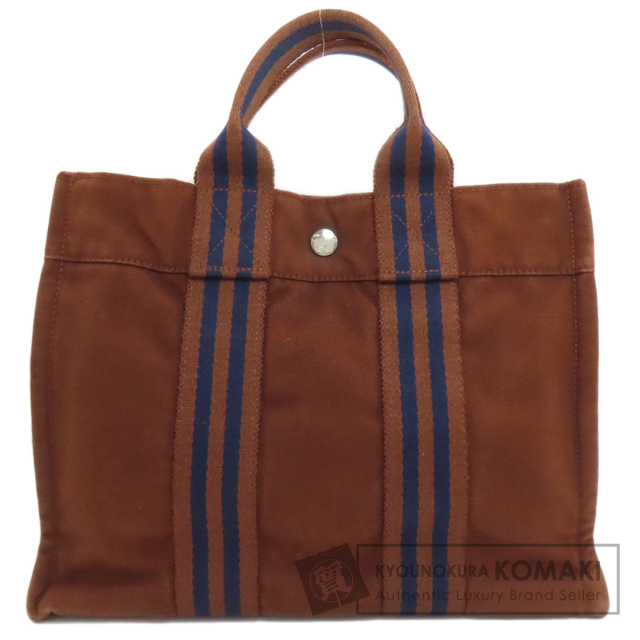 HERMES エルメス サックフール トゥPM ハンドバッグ キャンバス