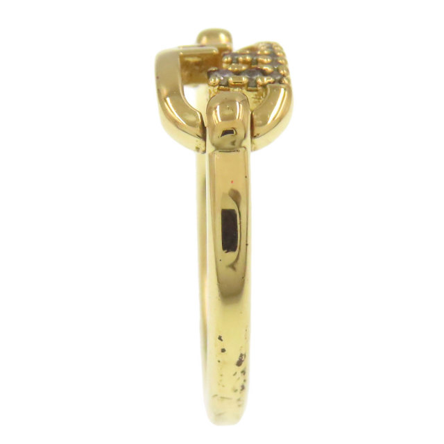 FENDI オーロックリング　フェンディ　ゴールド 中古　美品　約10号 FENDI フェンディ オーロック リング・指輪 金属製 レディース [中古