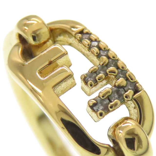 FENDI フェンディ オーロック リング・指輪 金属製 レディース [中古