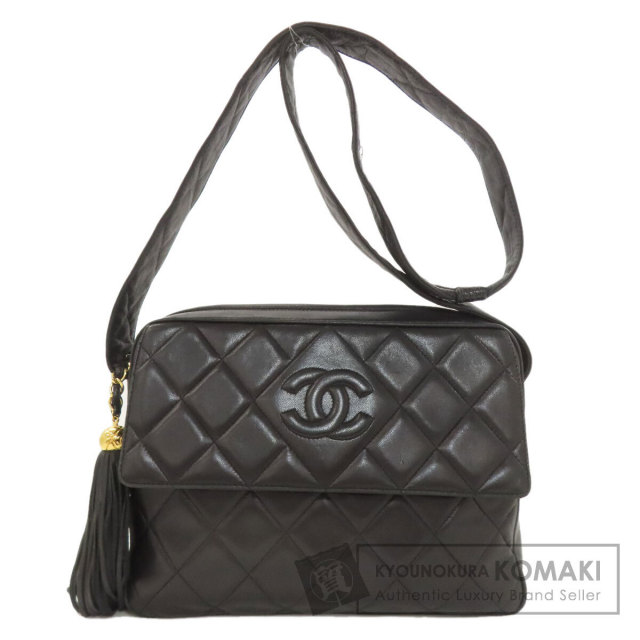 CHANEL シャネル カンボンライン シルバー金具 ショルダーバッグ