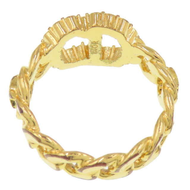 CHRISTIAN DIOR クリスチャンディオール CDロゴ リング・指輪 金属製