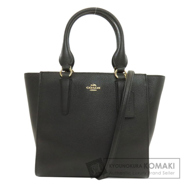 COACH コーチ シグネチャー 2WAY ビジネスバッグ レザー レディース