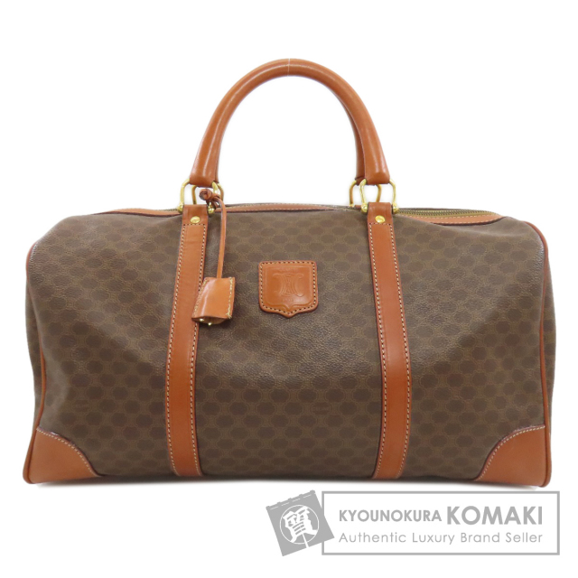 CELINE セリーヌ マカダム柄 ボストンバッグ PVC レディース [中古