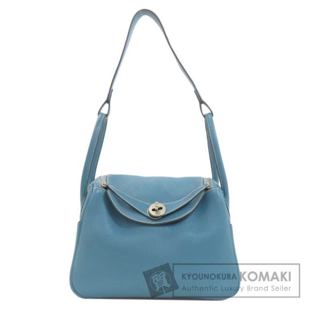 ★最終価格★SALE【5oe5484-h】エルメス ハンドバッグ リンディ26 トゴ ブルーニュイ シルバー金具 X刻印 2wayバッグ【中古】レディース HERMES エルメス リンディ26 ブルーニュイ シルバー金具 ハンドバッグ