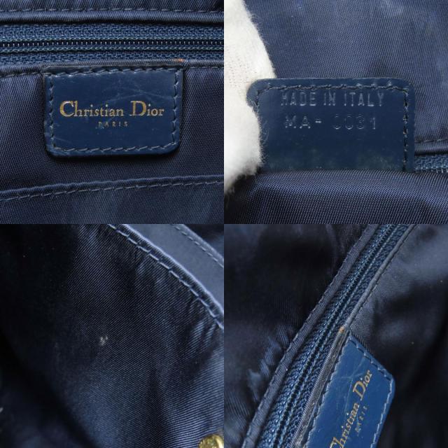 Christian Dior ダブルサドル ハンドバッグ トロッター エナメル DIOR/ChristianDior(ディオール/クリスチャンディオール) ハンドバッグ