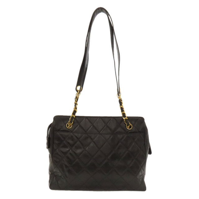 シャネル CHANEL  チェーンショルダー マトラッセ ゴールド金具  ショルダーバッグ カーフ 中古 CHANEL シャネル チェーンバッグ マトラッセ ゴールド金具 ショルダー
