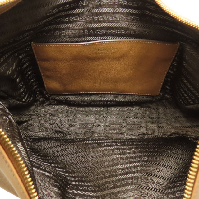 PRADA プラダ ロゴ金具 ショルダーバッグ カーフ レディース [中古] PRADA プラダ ロゴ金具 ショルダーバッグ カーフ レディース [中古
