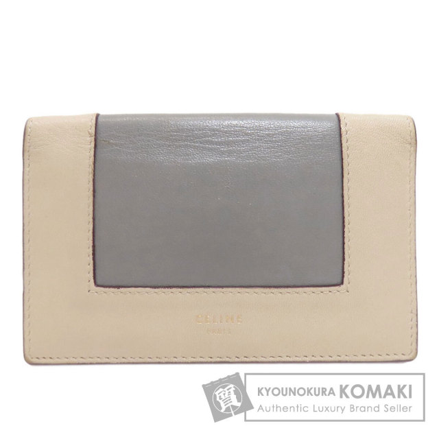 セリーヌ 二つ折り財布（小銭入れあり） バイカラー