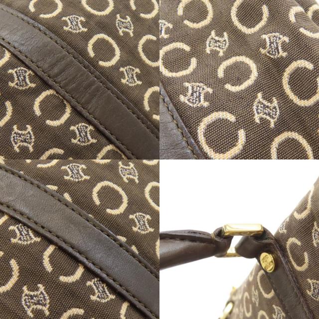 CELINE セリーヌ ミニボストン Cマカダム ボストンバッグ キャンバス