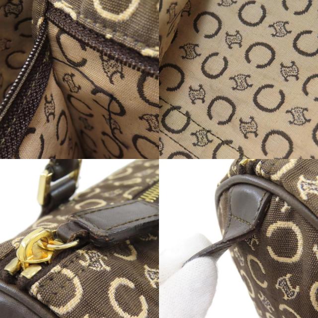 CELINE セリーヌ ミニボストン Cマカダム ボストンバッグ キャンバス