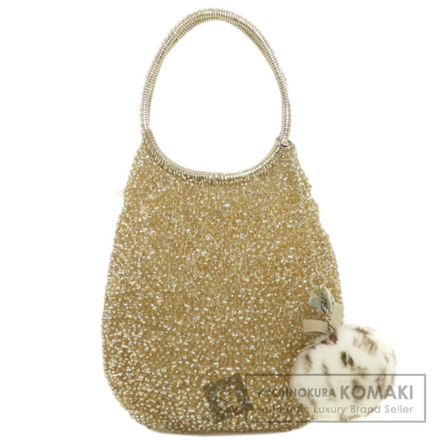 アンテプリマ ハンドバッグ ワイヤーバッグ ファーチャーム