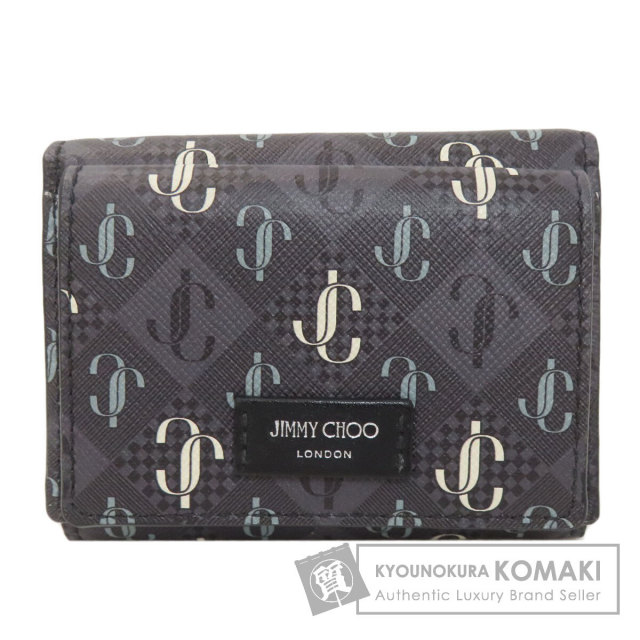 ジミーチュウ 二つ折り財布（小銭入れあり） ロゴ 三つ折り財布