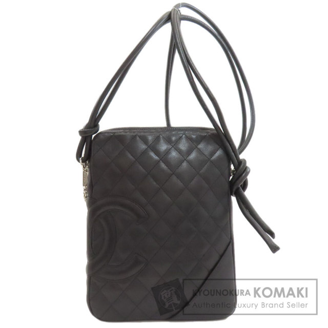 シャネル ショルダーバッグ カンボンライン シルバー金具