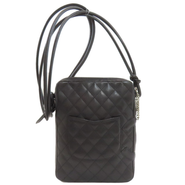CHANEL シャネル カンボンライン シルバー金具 ショルダーバッグ
