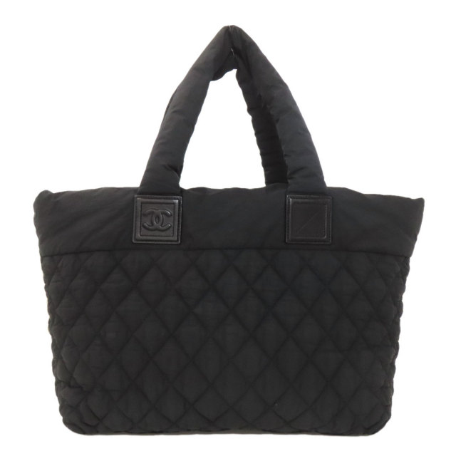 CHANEL シャネル コココクーン シルバー金具 トートバッグ ナイロン