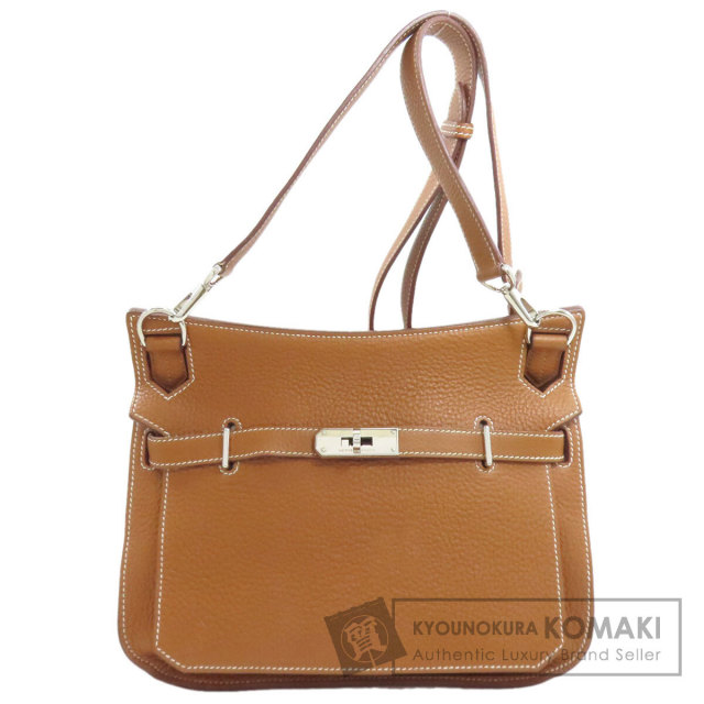 【スカーフ・カデナ付】HERMES ショルダーバッグ　ジプシエール　ブラウン HERMES エルメス ジプシエール28 シルバー金具 ショルダーバッグ