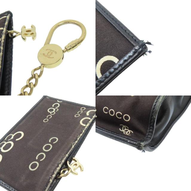 シャネル トートバッグ COCOプリント ゴールド金具