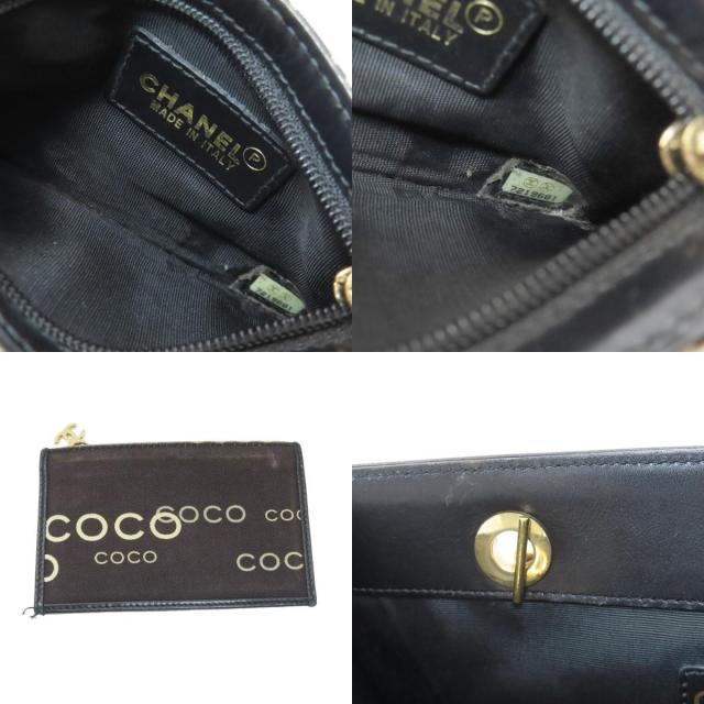 シャネル トートバッグ COCOプリント ゴールド金具