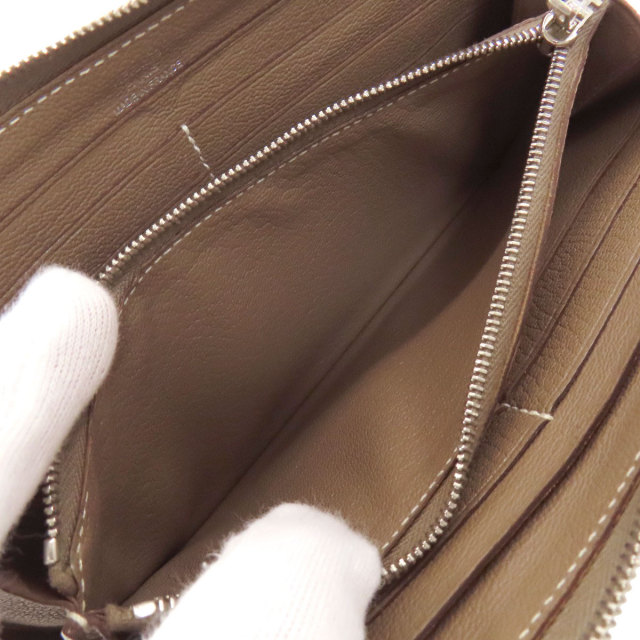 HERMES エルメス エブリン アザップロング エトープ シルバー金具 長