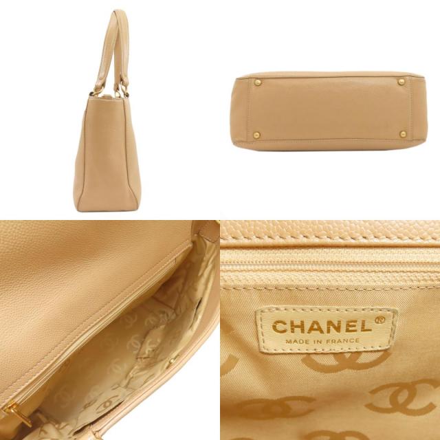 CHANEL シャネル ココマーク ゴールド金具 トートバッグ グレインド