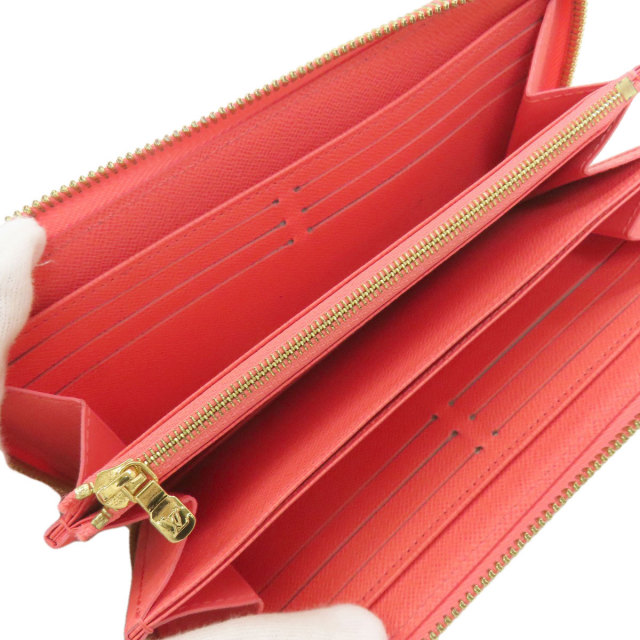 LOUIS VUITTON ルイヴィトン N60373 ジッピー・ウォレット 長財布（小銭入れあり） ダミエキャンバス レディース [中古] LOUIS VUITTON ルイヴィトン N60373 ジッピー・ウォレット 長財布