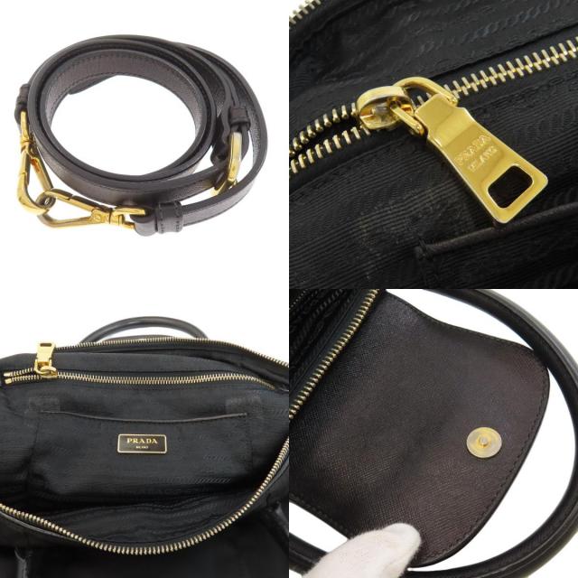 PRADA プラダ ロゴ金具 2WAY ハンドバッグ ナイロン素材 レディース