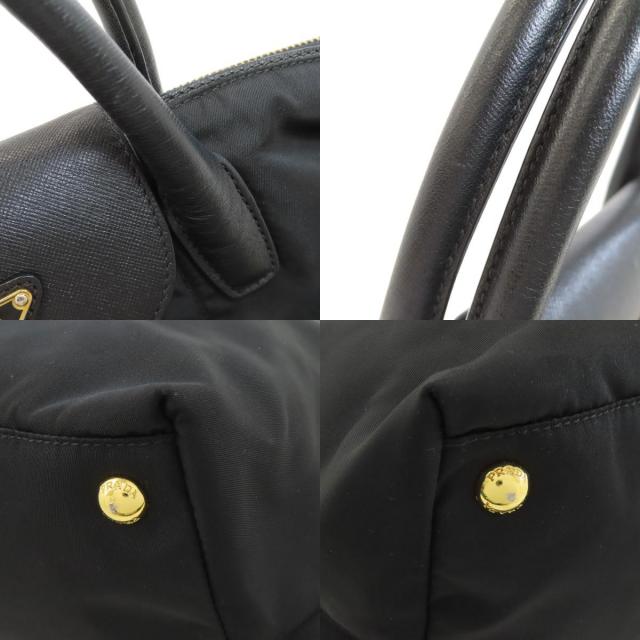 PRADA プラダ ロゴ金具 2WAY ハンドバッグ ナイロン素材 レディース