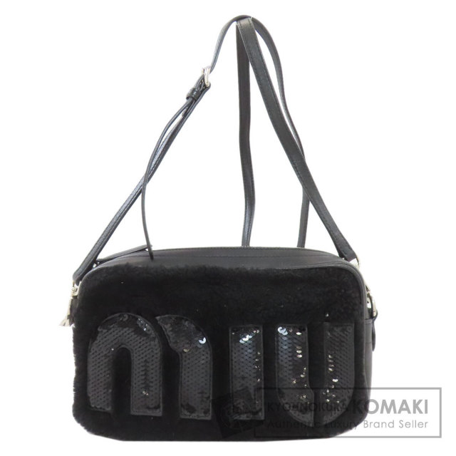 MIUMIU ミュウミュウ 5BE026 マドラス ショルダーバッグ レザー レディース [中古] MIUMIU ミュウミュウ 5BE026 マドラス ショルダーバッグ レザー