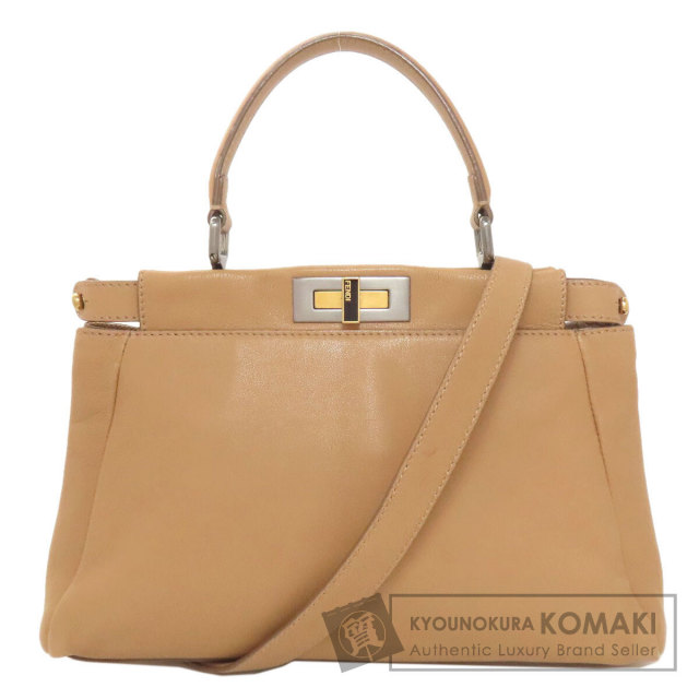 FENDI フェンディ ピーカブー セレリア 2WAY ハンドバッグ カーフ