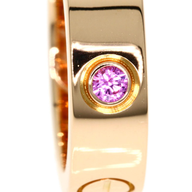 CARTIER カルティエ ラブリング ピンクサファイア #48 リング・指輪  