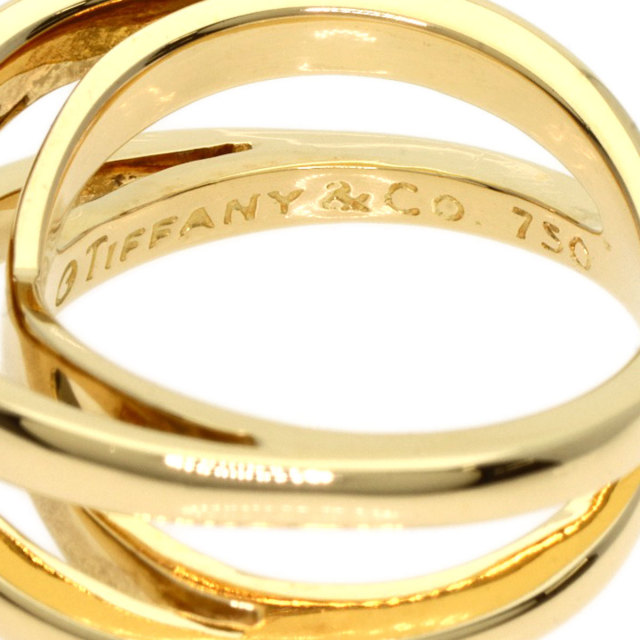 TIFFANY&Co. ティファニー クロス リング・指輪 K18イエロー
