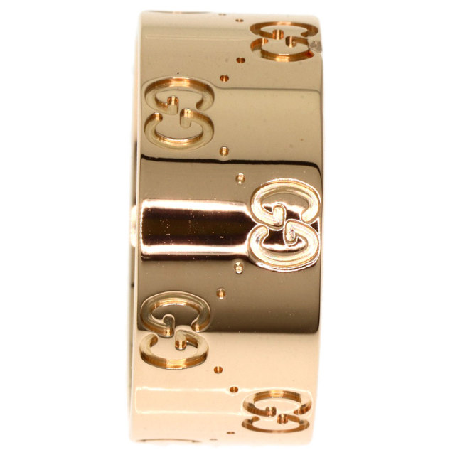 GUCCI グッチ アイコン ワイド #19 リング・指輪 K18ピンクゴールド 