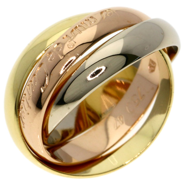Cartier カルティエ リング K18WG 47 4801025J0001 Cartier カルティエ リング ラブリング 指輪 K18WG 750 #47 約7
