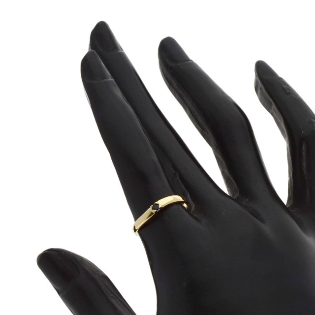 ミキモト リング・指輪 サファイア ダイヤモンド