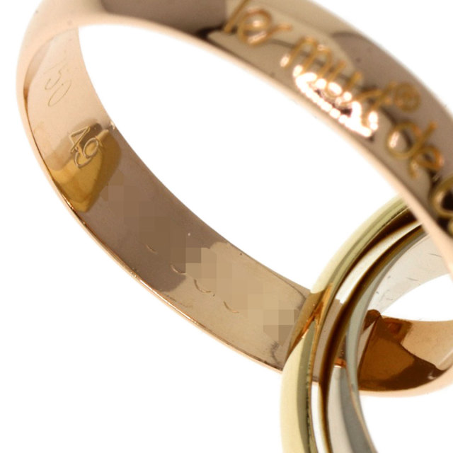 CARTIER カルティエ トリニティ #49 リング・指輪 K18イエローゴールド  