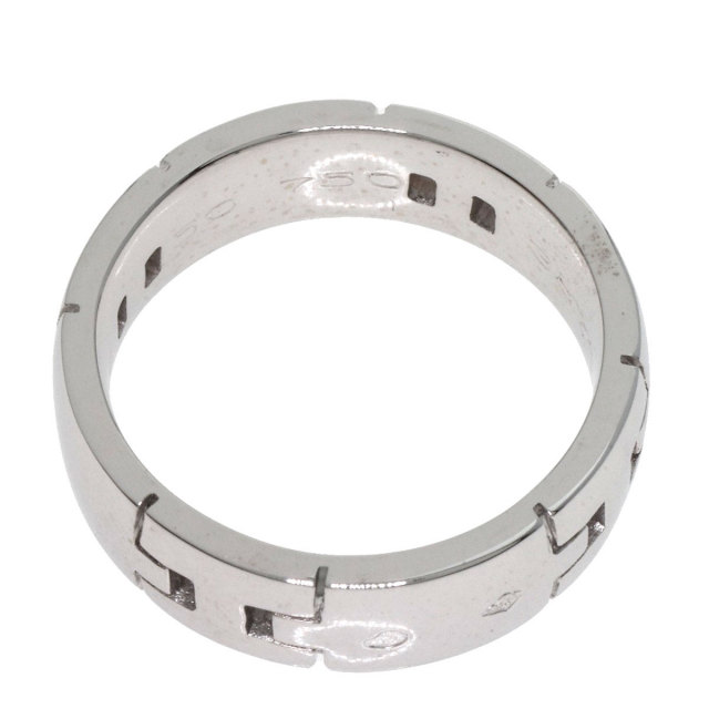 エルメスヘラクレス幅広約5.0mmタイプ18金 ホワイトゴールド50号リング