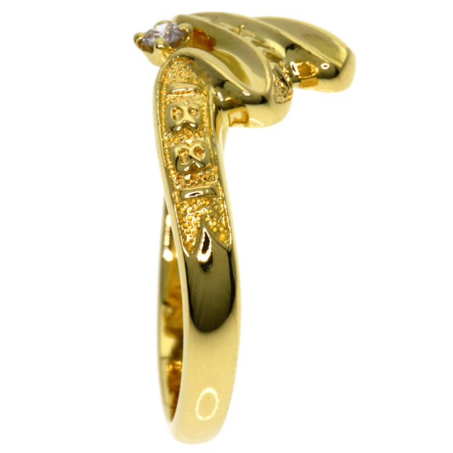 MIKIMOTO ミキモト カレッジリング 1P ダイヤモンド リング・指輪 K18  